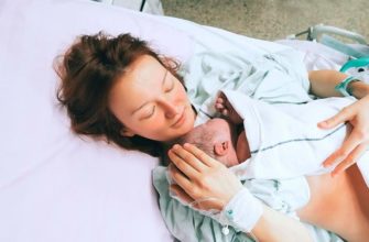 mother with baby after childbirth