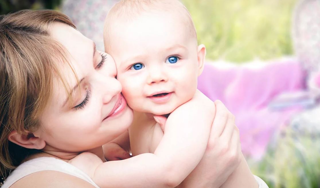 mother with baby