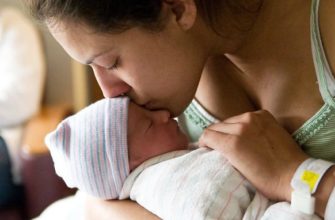 mother with baby in maternity hospital