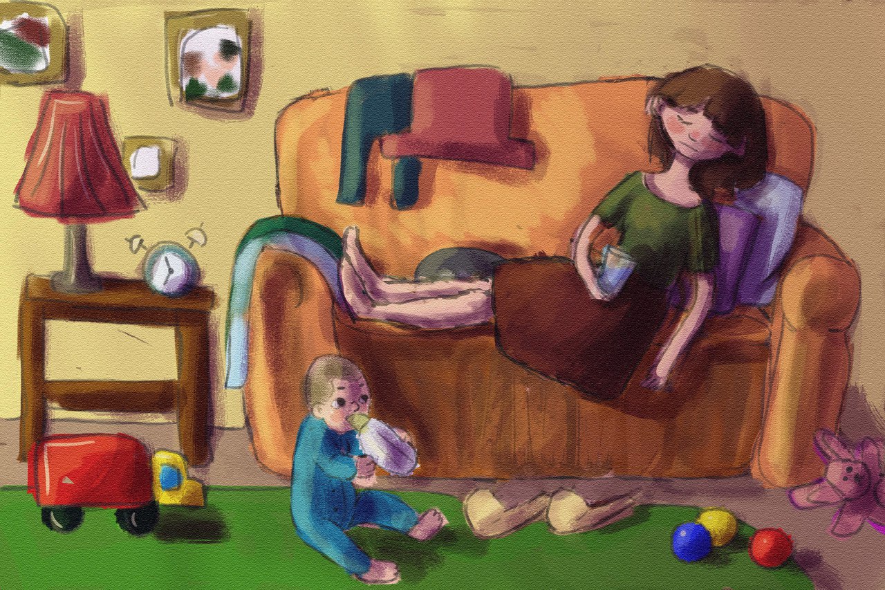 tired mom