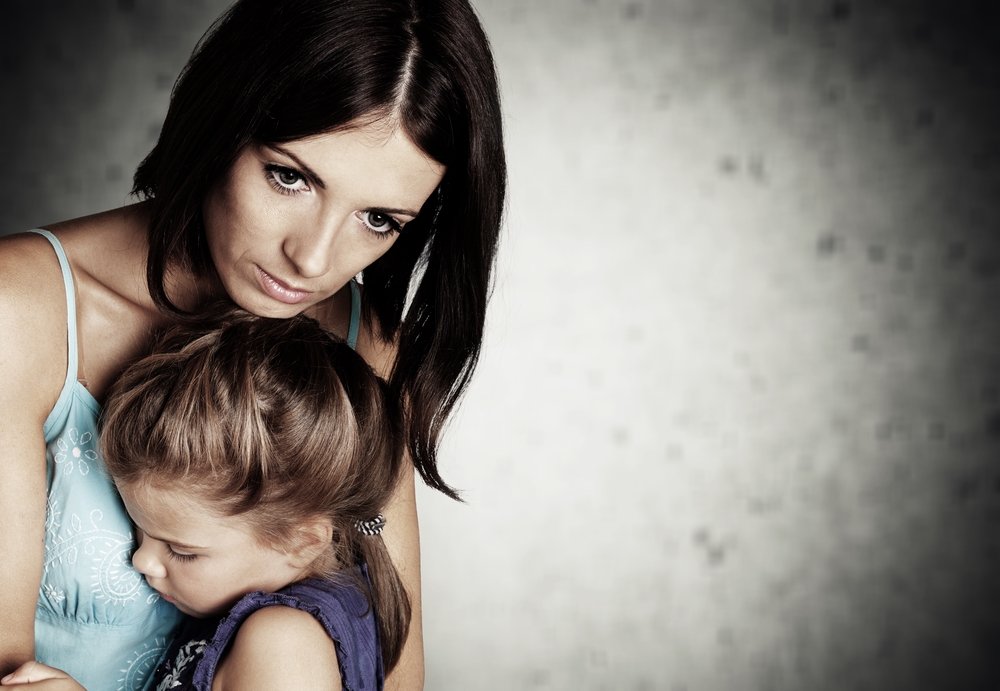 anxious mother
