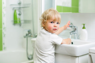 baby safety in the bathroom