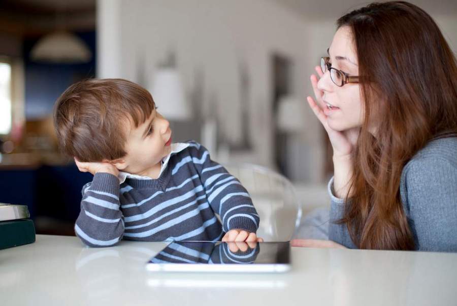 communication with a child