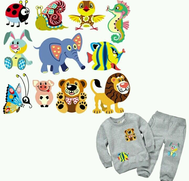 thermal stickers on clothes