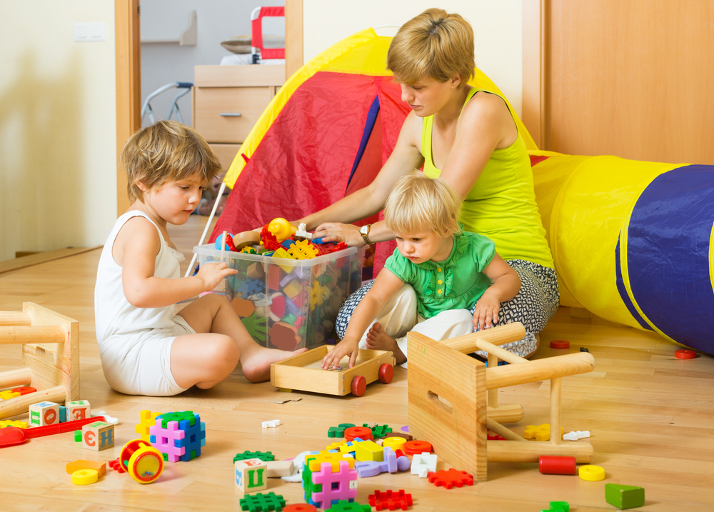 cleaning in the nursery
