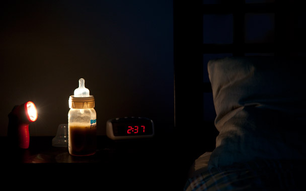 baby feeding at night