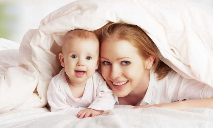 mother with baby