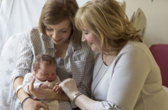 mother in law with baby