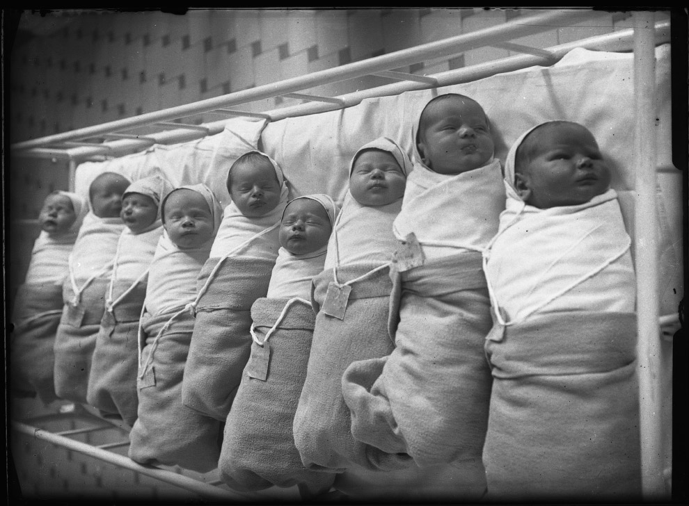 swaddling children in the USSR