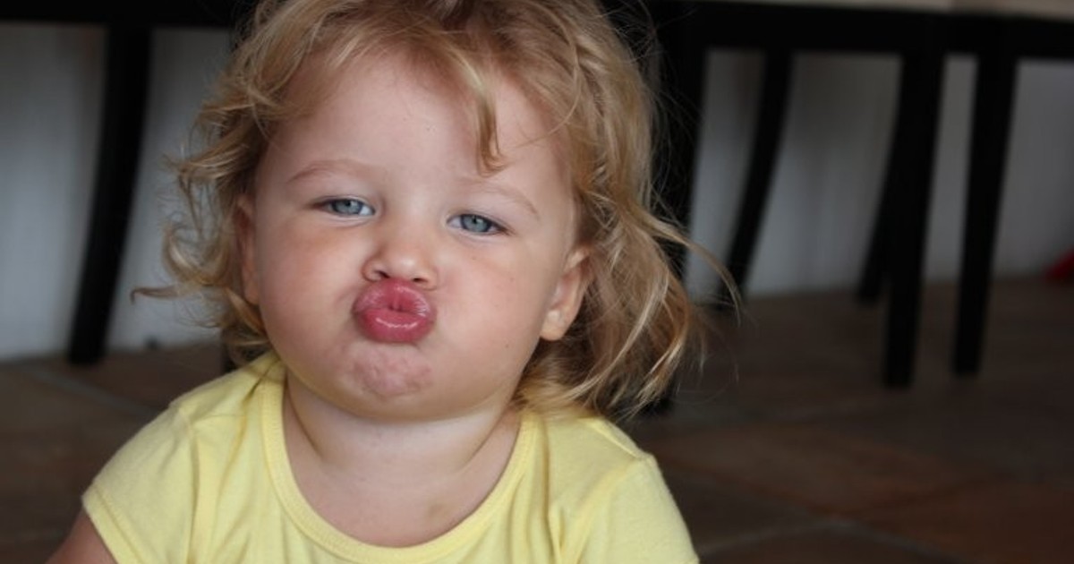 the child has herpes