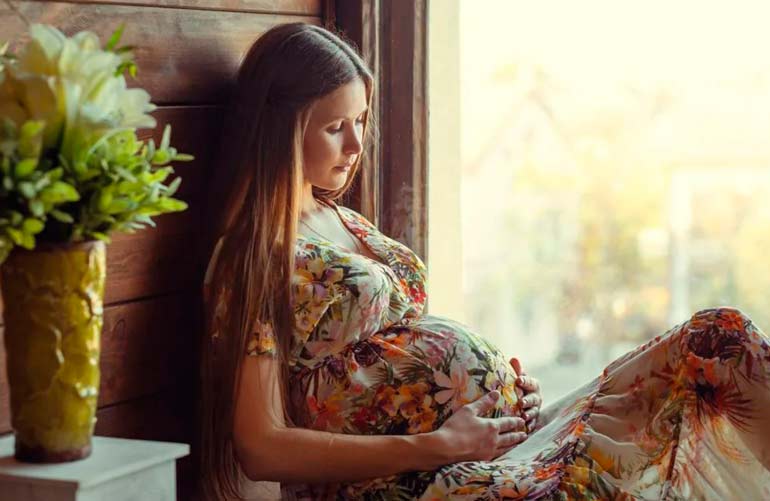 pregnant woman