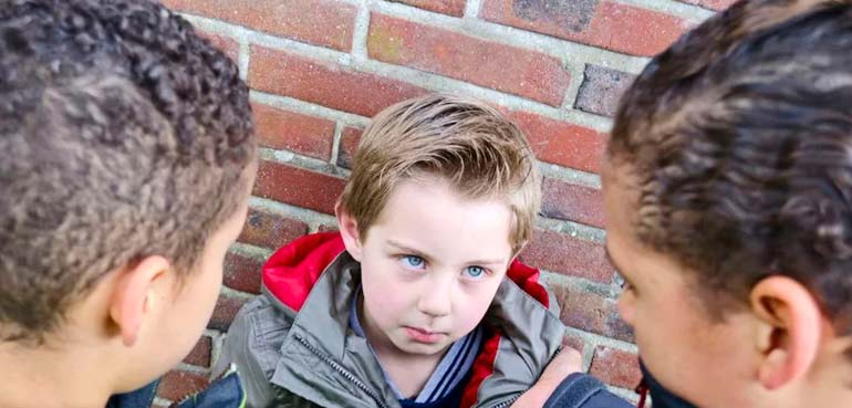 child being bullied at school