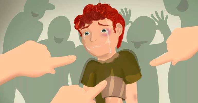 child being bullied at school